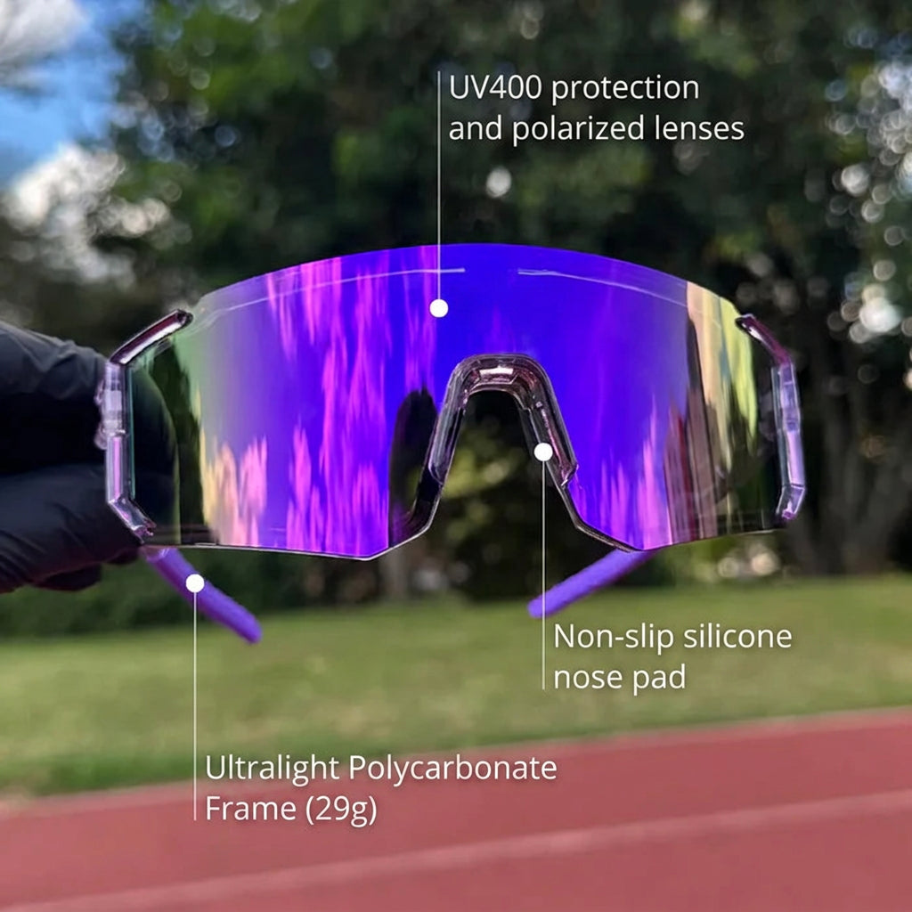 Pulse Pro Clear Orchid Mirror Sport Sunglasses